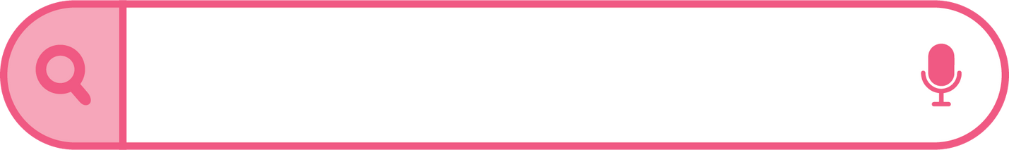 Pink Search Bar Overlay